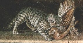 Hunting Cat, mosaic, c. 1st century A.D.