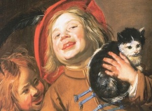 Leyster, 1629, Laughing Children With a Cat (detail)